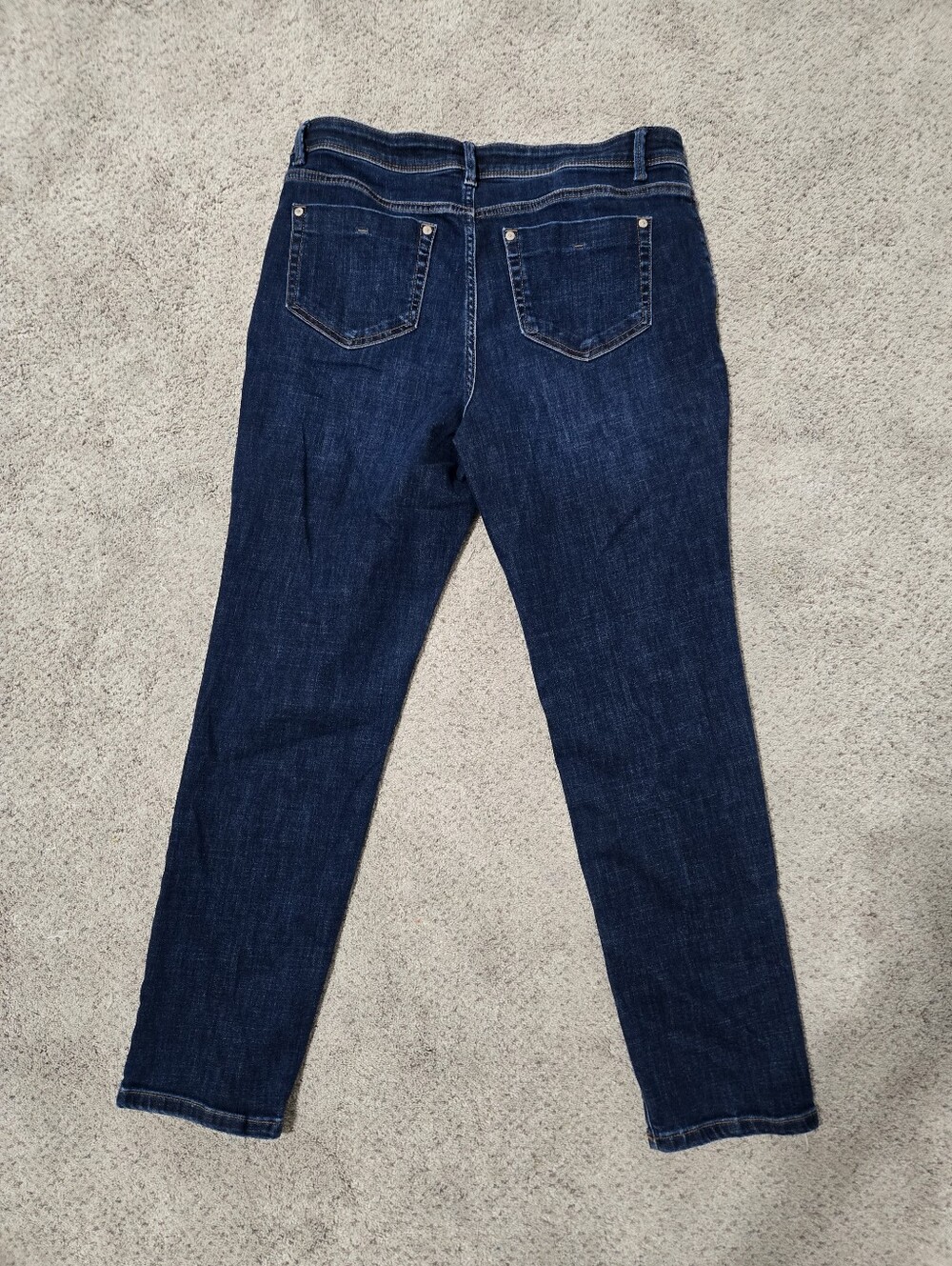 J.Jill Denim Authentic Fit Dark Wash Women’s Jeans Slim Ankle Size 10 - Picture 4 of 5